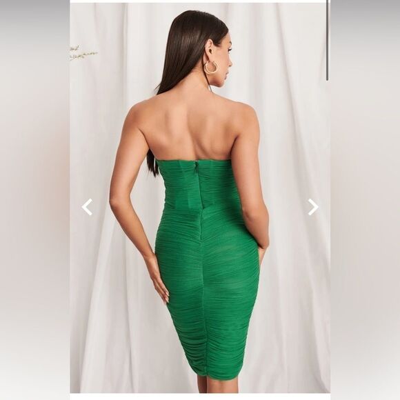 Lavish Alive Corset Midi Dress Size 10 - Picture 2 of 7